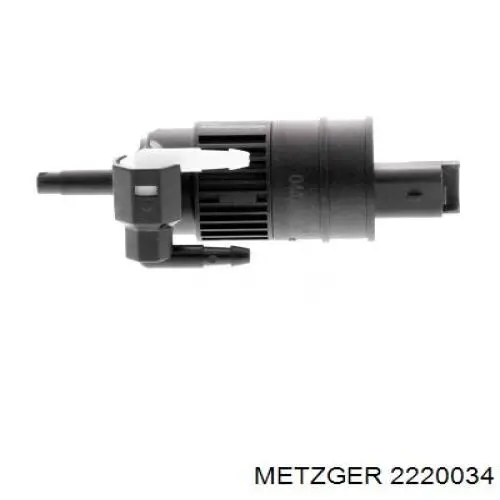 2220034 Metzger насос-двигун омивача скла, перед/зад