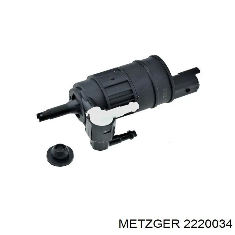 Насос-двигун омивача скла, перед/зад Metzger 2220034