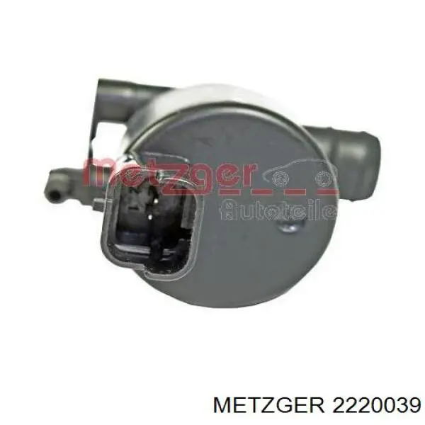 2220039 Metzger насос-двигун омивача скла, переднього