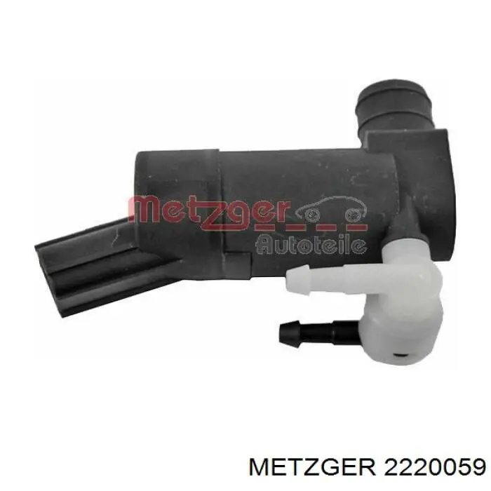 2140380 Metzger насос-двигун омивача скла, перед/зад