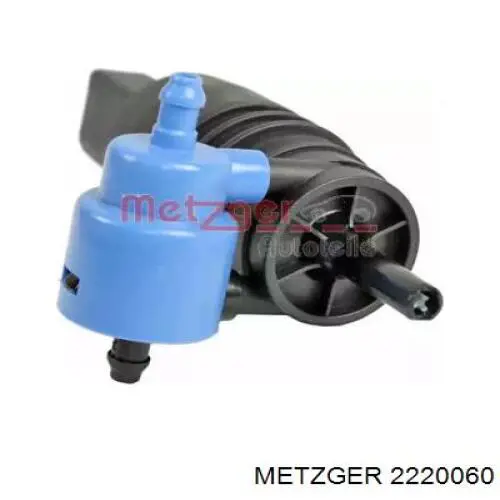 2220060 Metzger насос-двигун омивача скла, переднього