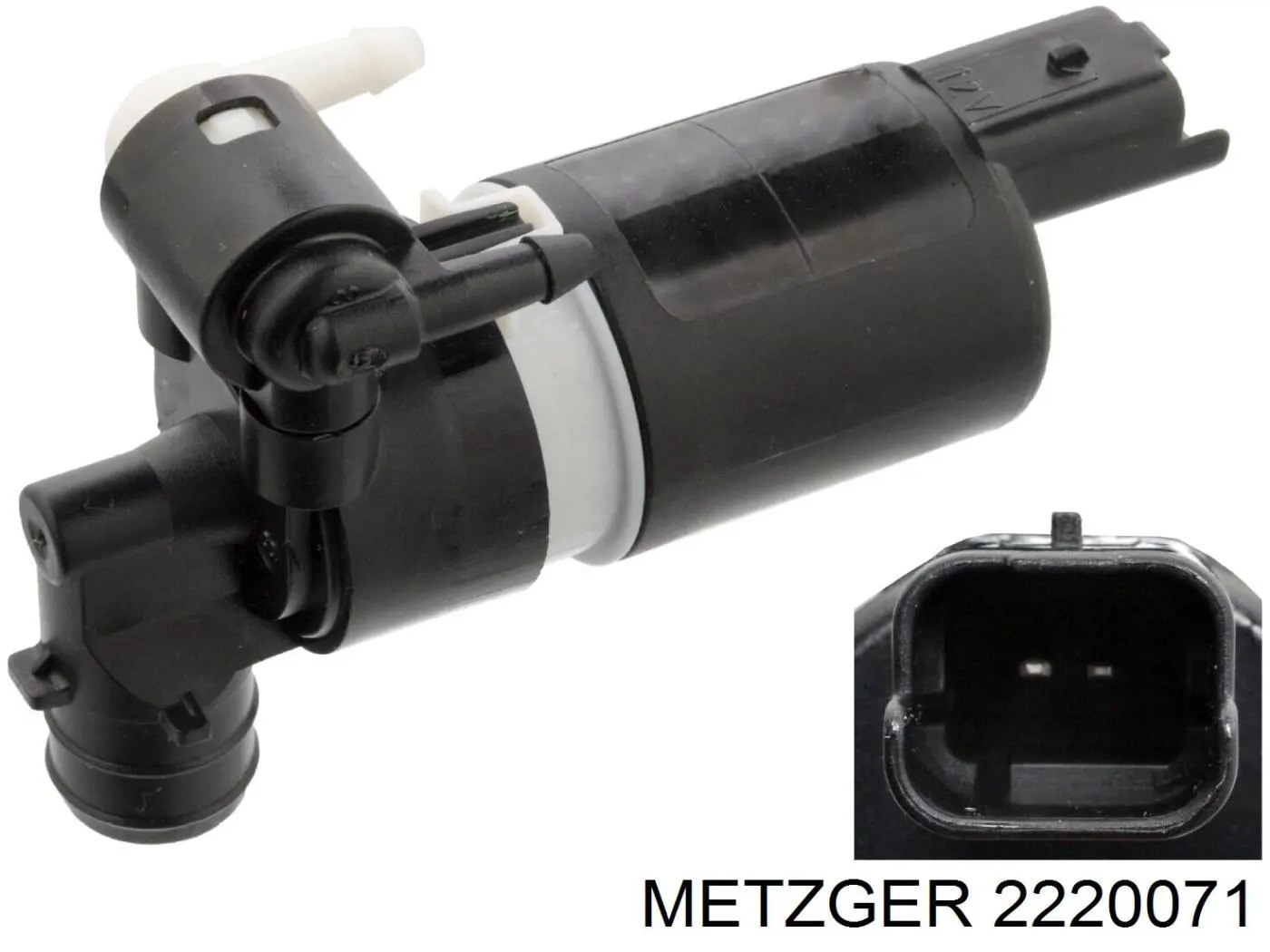 Купити 2220071 Metzger Мотор омивача лобового скла