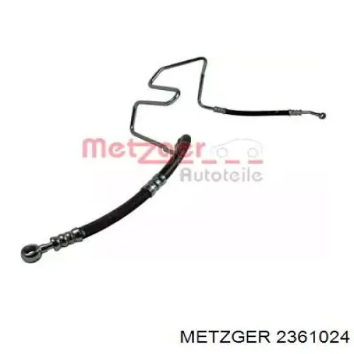 2361187 Metzger шланг гпк, високого тиску гідропідсилювача керма (рейки)