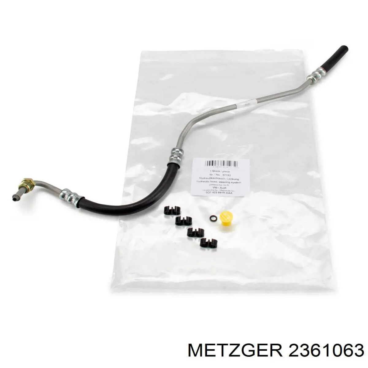 2361063 Metzger шланг гпк, високого тиску гідропідсилювача керма (рейки)