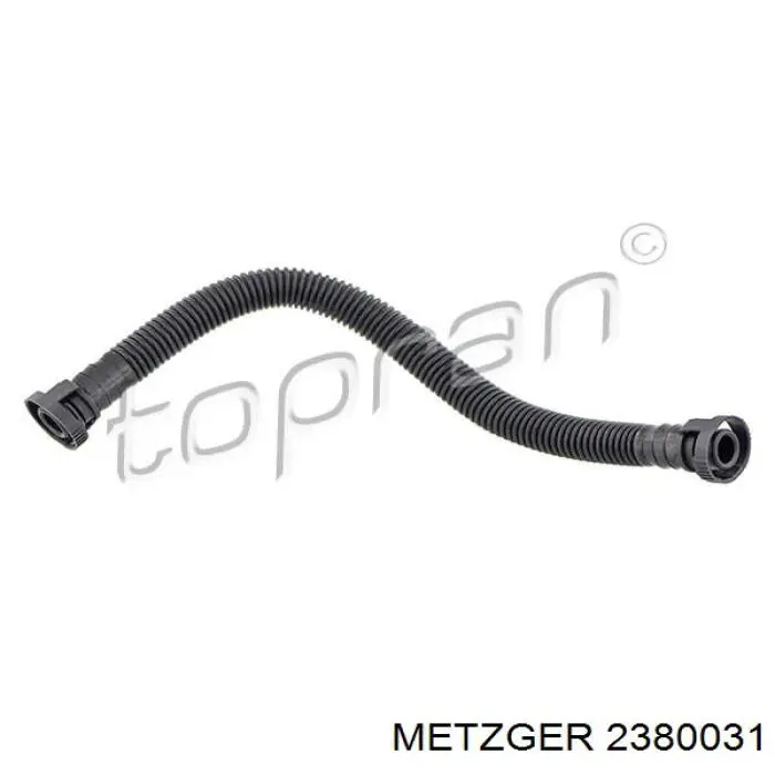Трубка картера повітряна Metzger 2380031 ціна, від 7.95 USD