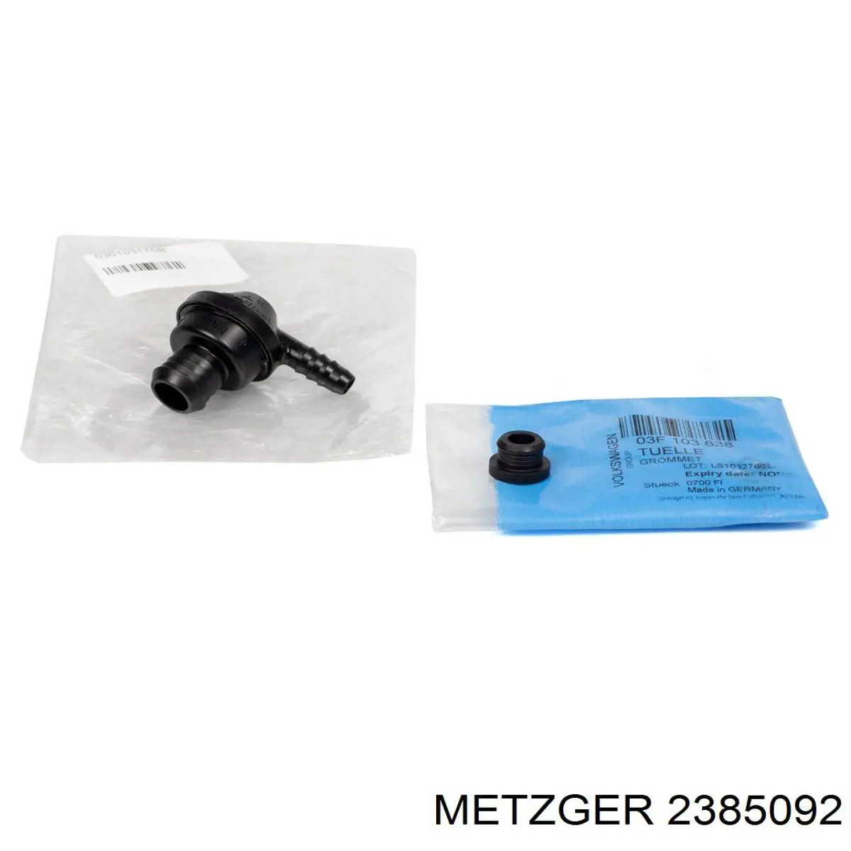 2385092 Metzger клапан pcv (вентиляції картерних газів)