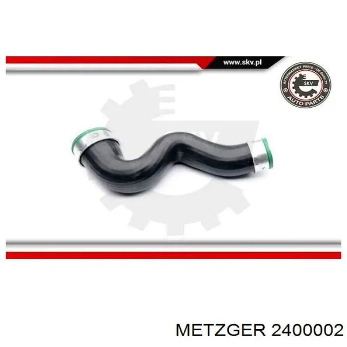 Шланг/патрубок інтеркуллера Metzger 2400002