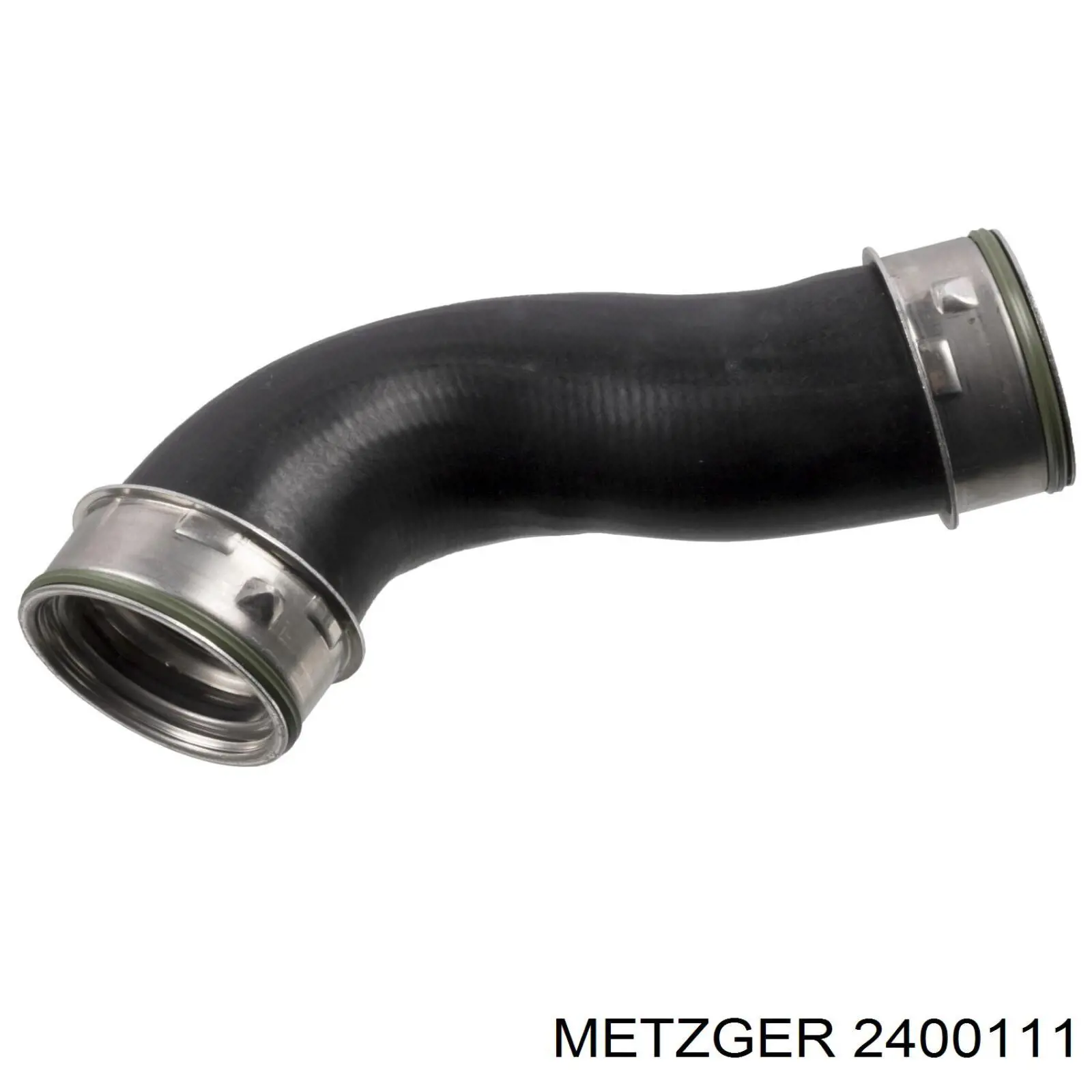 2400111 Metzger шланг/патрубок интеркуллера, верхній лівий
