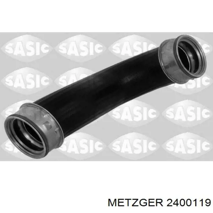 2400119 Metzger шланг/патрубок интеркуллера, нижній лівий