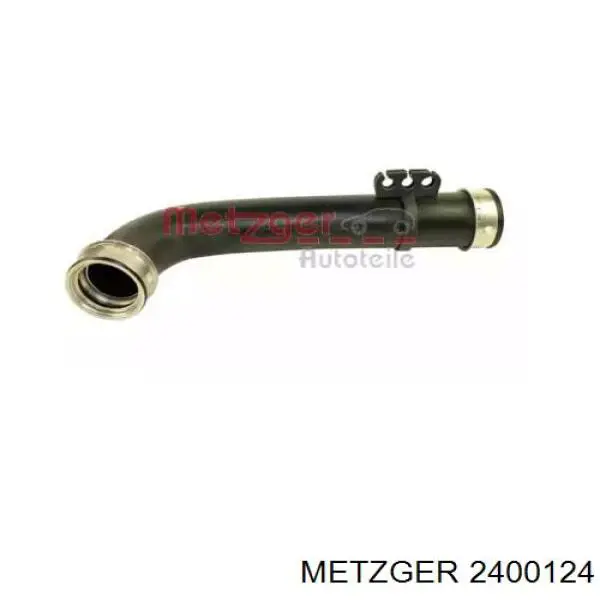 2400124 Metzger шланг/патрубок інтеркулера, лівий