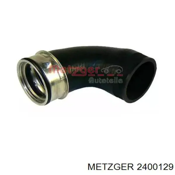 2400129 Metzger шланг/патрубок интеркуллера, верхній правий