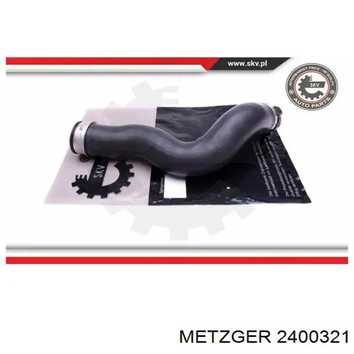 Купити 2400321 Metzger Шланг/патрубок интеркуллера