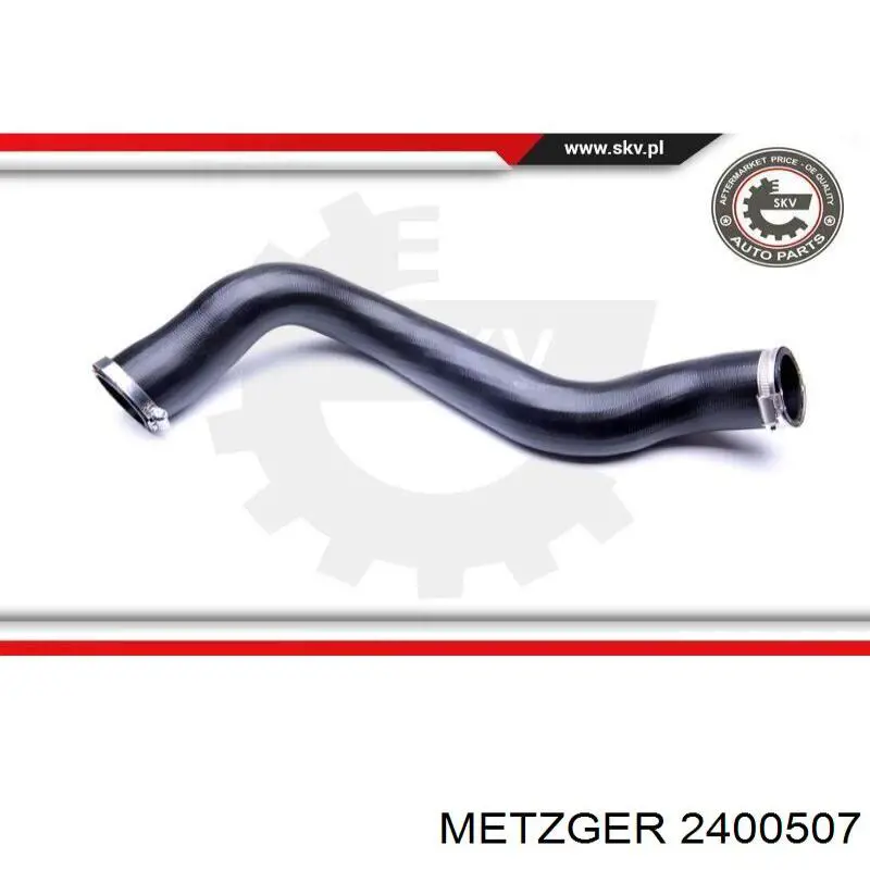 Шланг/патрубок интеркуллера Metzger 2400507 ціна, від 55.01 USD