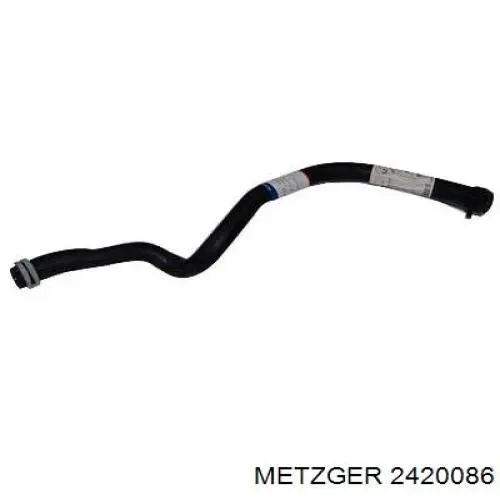 Купити 2420086 Metzger Шланг/патрубок радіатора охолодження, верхній