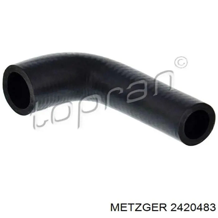 2420483 Metzger шланг/патрубок системи охолодження