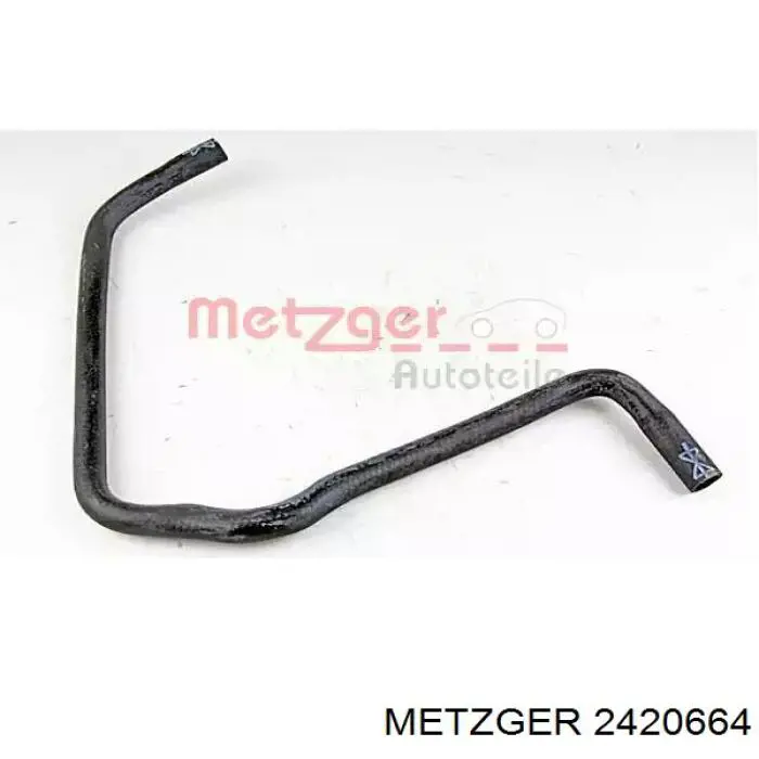 Купити 2420664 Metzger Шланг розширювального бачка, верхній