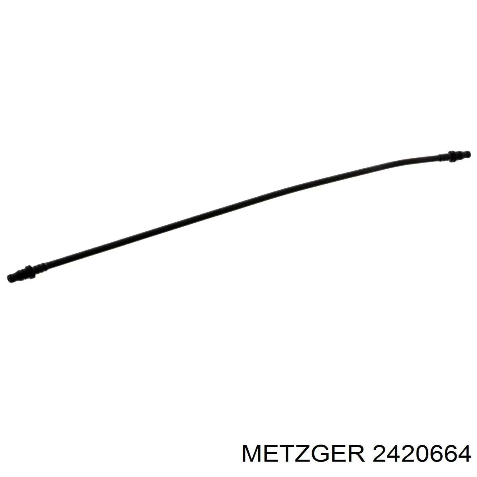 2420664 Metzger шланг розширювального бачка, верхній