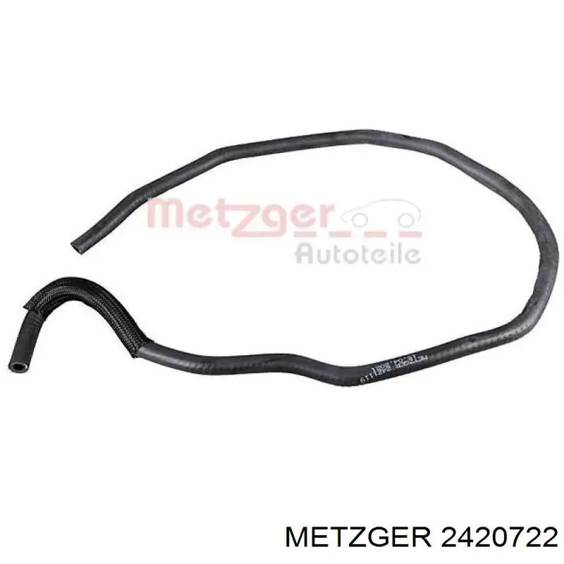 Шланг/патрубок водяного насосу, приймальний Metzger 2420722 ціна, від 45.35 USD