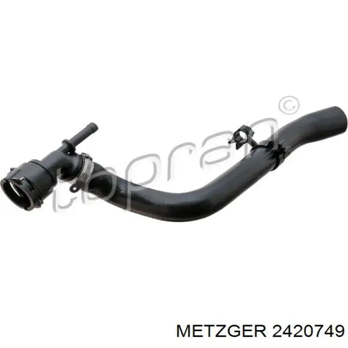 Шланг/патрубок системи охолодження Metzger 2420749 ціна, від 13.18 USD