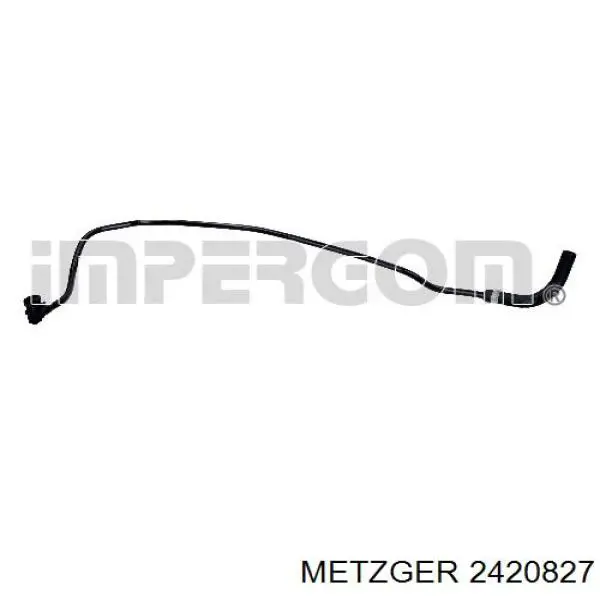 Шланг (патрубок) обігріву дросельної заслінки Metzger 2420827 ціна, від 19.24 USD