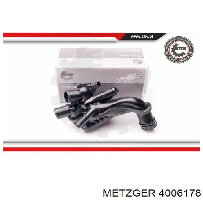 Кожух термостата Metzger 4006178 ціна, від 74.42 USD