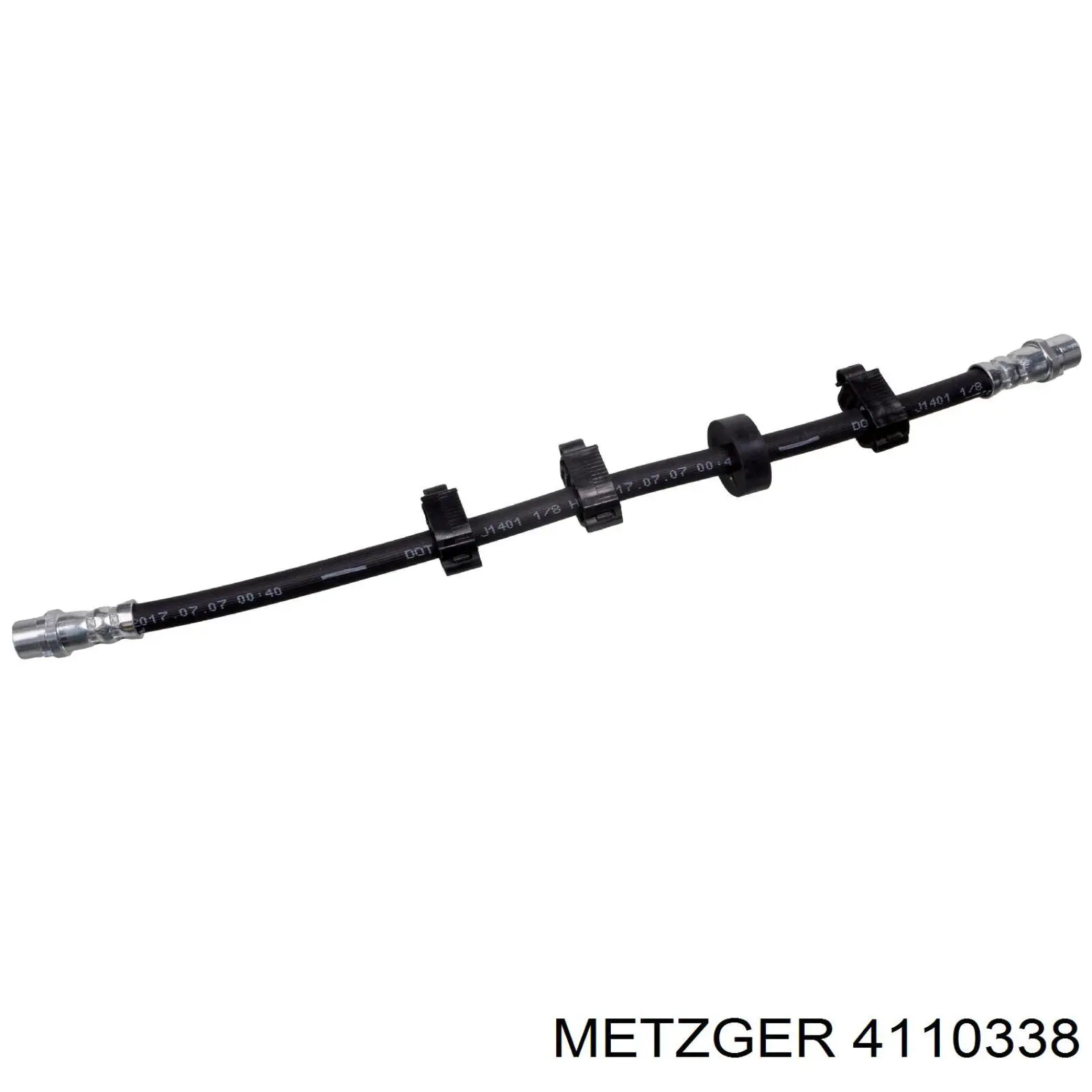 Шланг гальмівний передній, лівий Metzger 4110338 ціна, від 9.17 USD