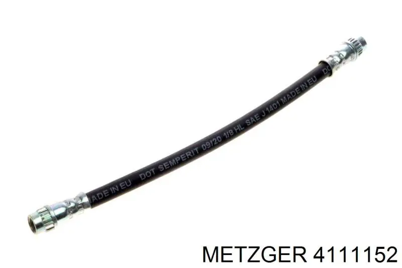 4111152 Metzger шланг гальмівний задній