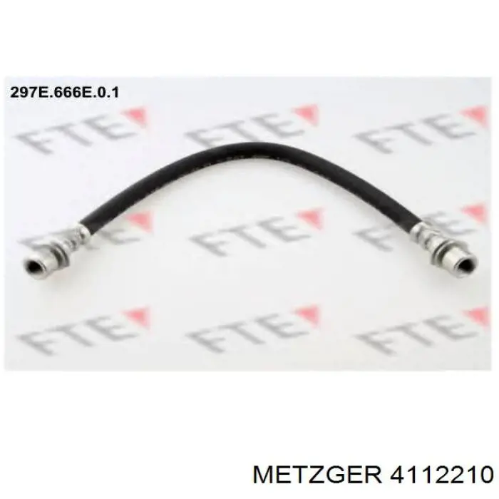 FT2172 K&K Шланг гальмівний задній