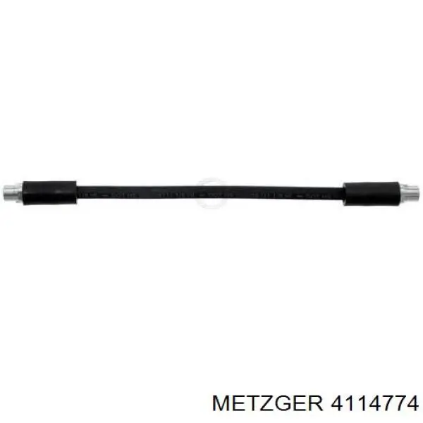 4114774 Metzger Гнучка гальмівна трубка передня