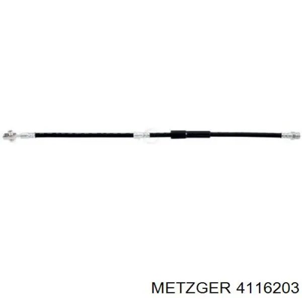 Шланг гальмівний передній Metzger 4116203