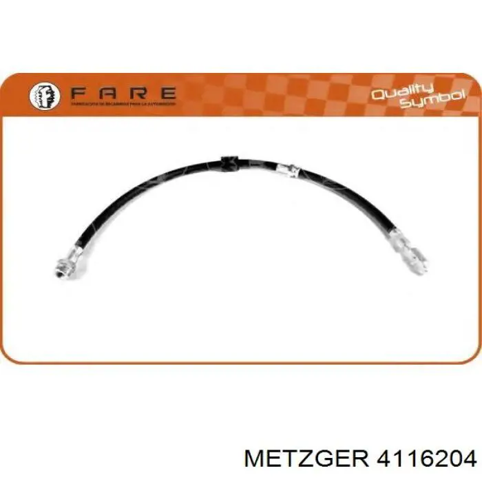 Шланг гальмівний передній Metzger 4116204 ціна, від 10.24 USD