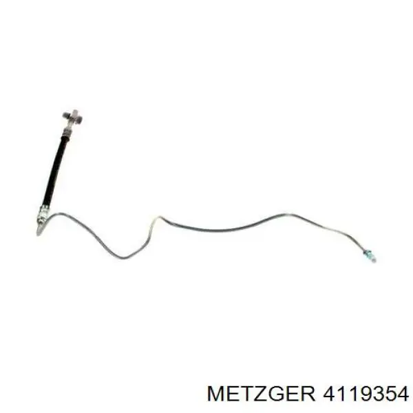 Купити 4119354 Metzger Шланг гальмівний задній, лівий