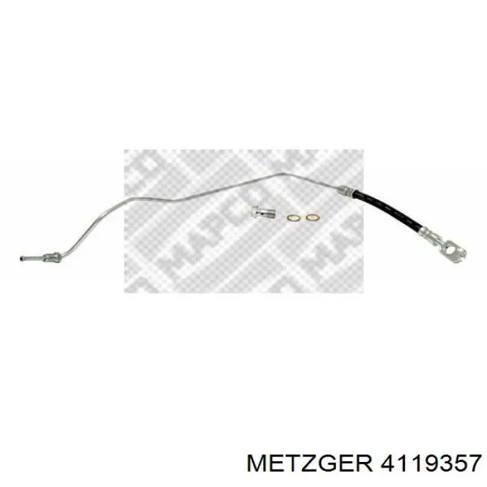 520121 Maxgear Шланг гальмівний задній, правий