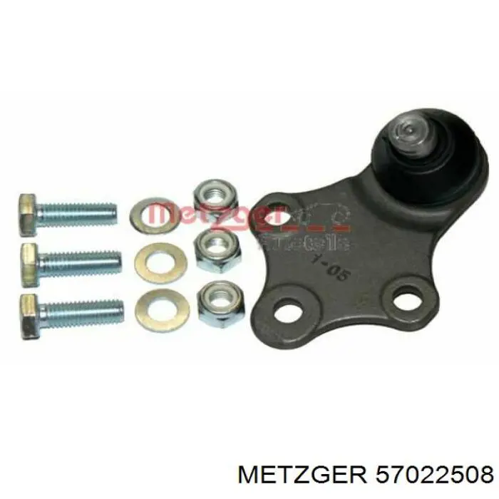 Купити 57022508 Metzger Кульова опора, нижня