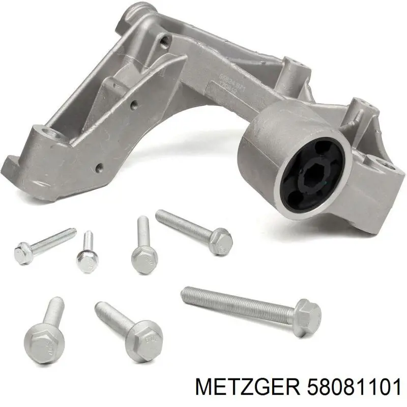 Цапфа - поворотний кулак передній, лівий 58081101 Metzger