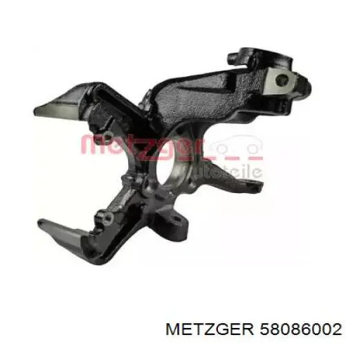 58086002 Metzger Цапфа - поворотний кулак передній, правий