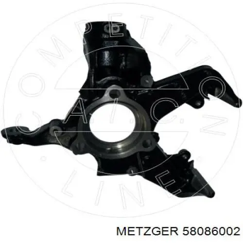 Кулак поворотний передній правий Metzger 58086002 ціна, від 54.75 USD