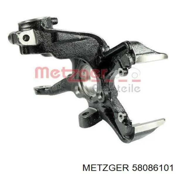 Цапфа - поворотний кулак передній, лівий Metzger 58086101 ціна, від 61.48 USD