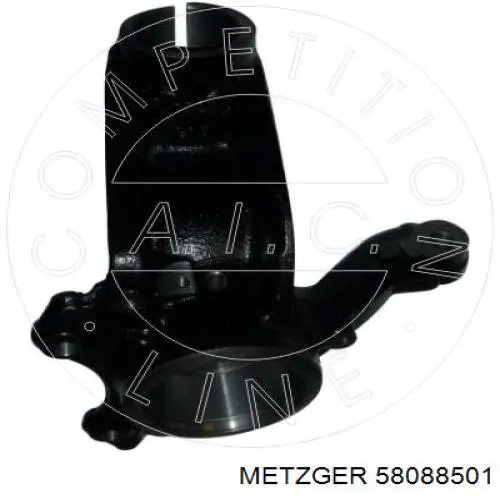 58088501 Metzger Цапфа поворотного кулака