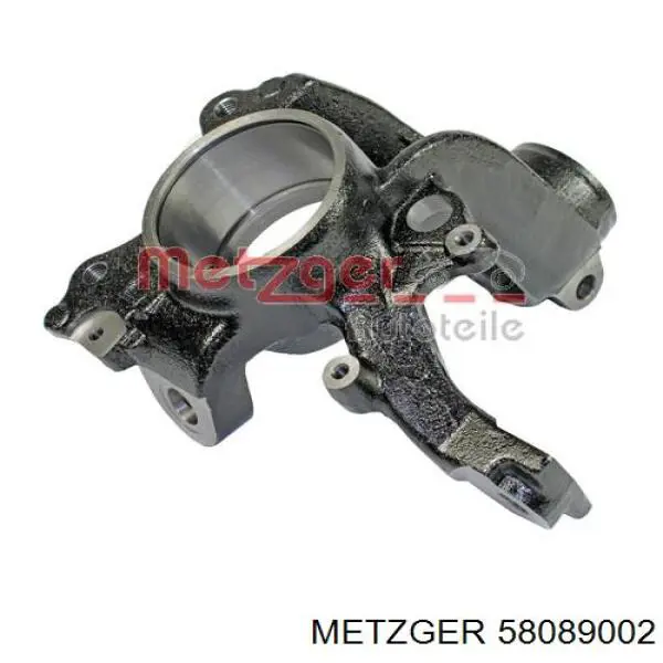 Цапфа - поворотний кулак передній, правий 58089002 Metzger