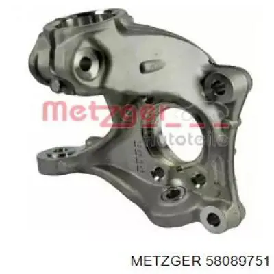 Цапфа - поворотний кулак передній, лівий 58089751 Metzger