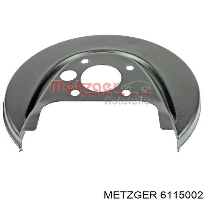 6115002 Metzger захист гальмівного диска заднього, правого