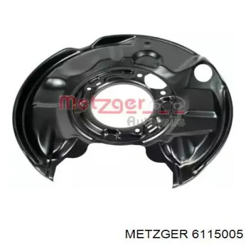 6115005 Metzger захист гальмівного диска заднього, лівого