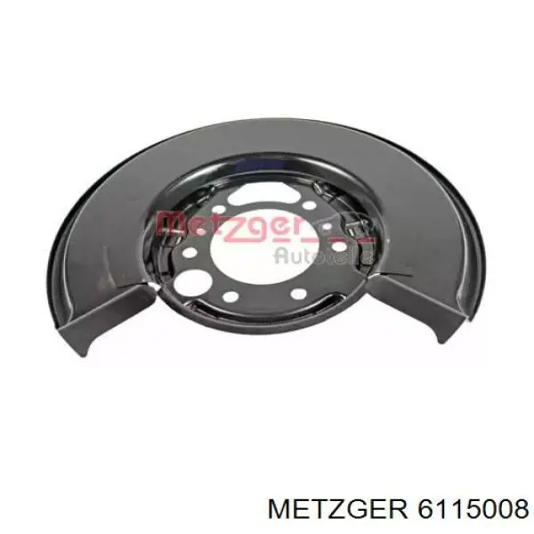6115008 Metzger захист гальмівного диска заднього, правого