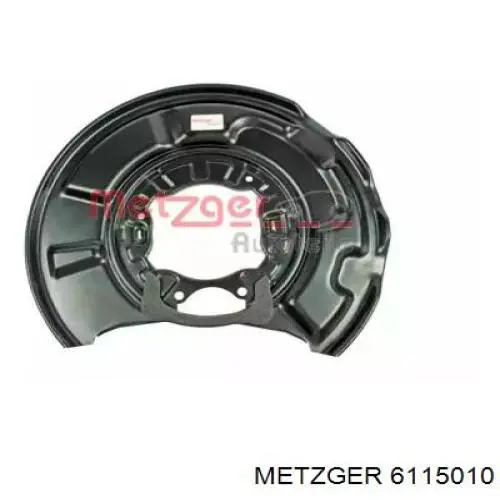 6115010 Metzger захист гальмівного диска заднього, правого