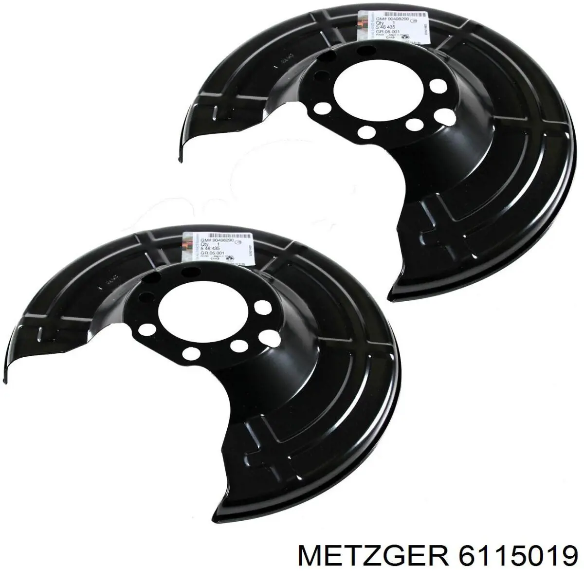 Захисний кожух гальмівного диска, заднього 11212 ABS