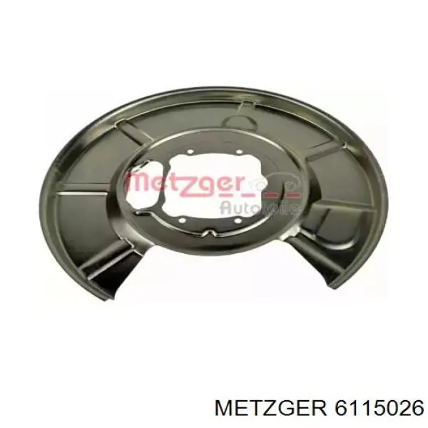 6115026 Metzger Захист гальмівного диска заднього, правого