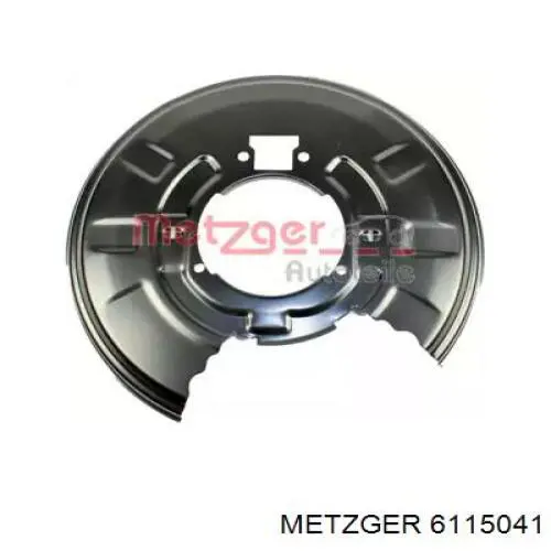 6115041 Metzger захист гальмівного диска заднього, лівого