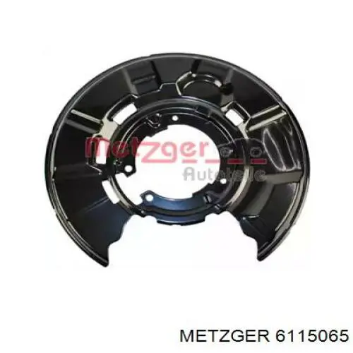6115065 Metzger захист гальмівного диска, переднього, лівого