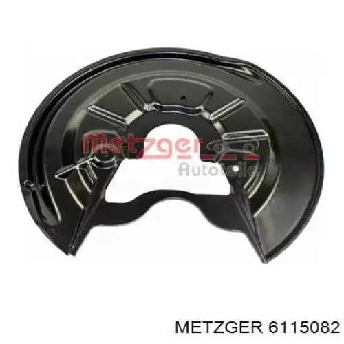 6115082 Metzger захист гальмівного диска заднього, правого